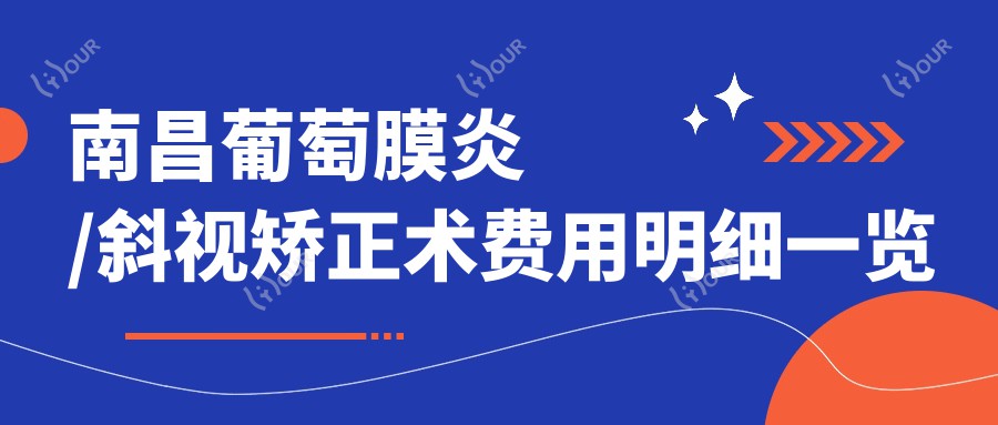 南昌葡萄膜炎/斜视矫正术费用明细一览表(2025南昌葡萄膜炎葡萄膜炎均价为:11850元)