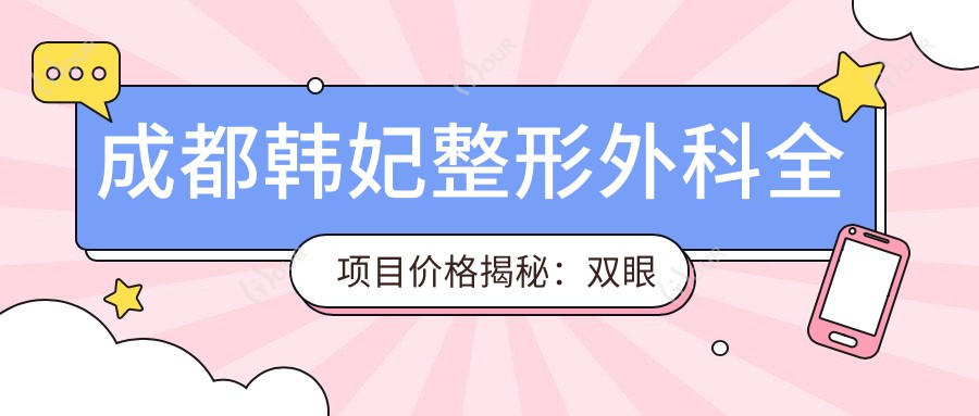 成都韩妃整形外科全项目价格揭秘：双眼皮隆鼻一网打尽
