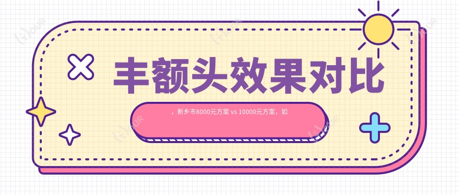 丰额头疗效对比，新乡市8000元方案 vs 10000元方案，如何选择？