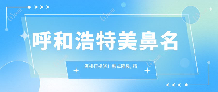 呼和浩特美鼻名医排行揭晓!韩系隆鼻, 精致五官打造秘籍, 价格地址全攻略!
