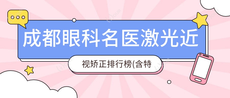 成都眼科名医激光近视矫正排行榜(含特色技术+费用)_近视手术优选